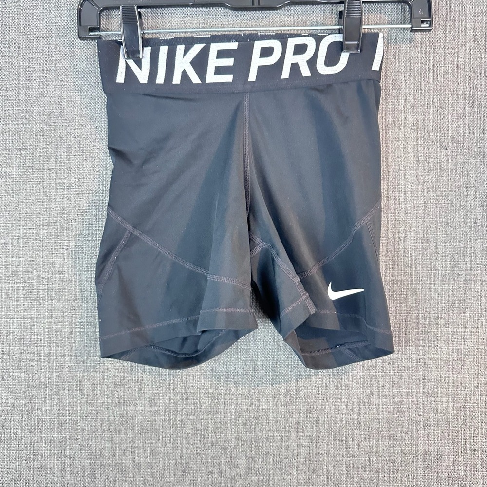 Nike Pro Dri Fit Black Compression Running Athletic Shorts XS